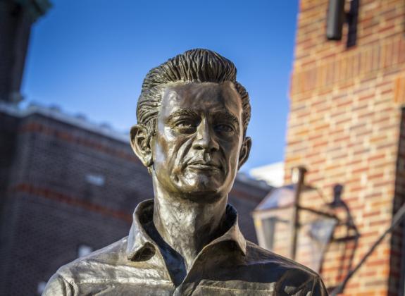 Johnny Cash Statue Photo