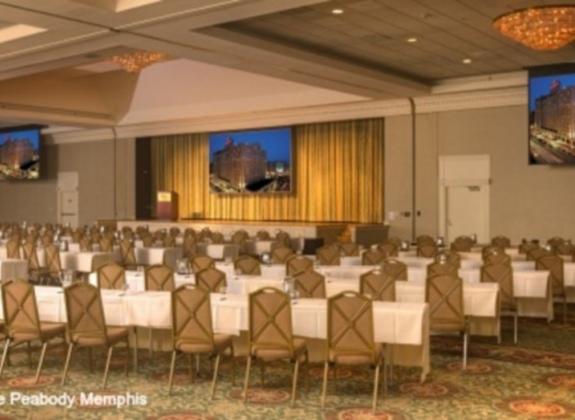 Grand Ballroom at Peabody Hotel in Memphis. Photo by The Peabody Memphis Photo 5