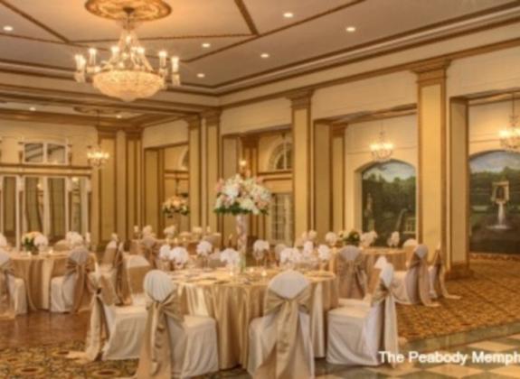 Venetian Ballroom at Peabody Hotel. Photo by The Peabody Memphis. Photo 4