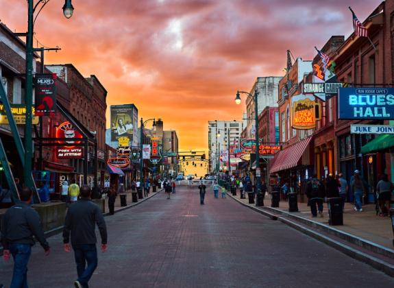 Sunset on Beale Street - Joshua Brown Photo 2