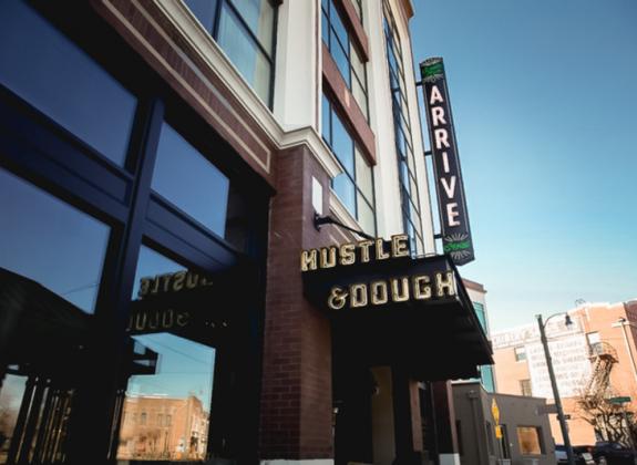 Hustle and Dough exterior. Photo: Alex Shansky Photo