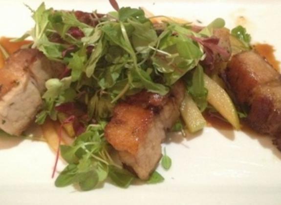 Pork Belly Confit with Granny Smith Apples - Photo by Tiffany Langston Photo 3