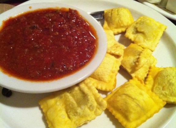 Toasted Ravioli from Pete & Sam's. Photo by Kerry Crawford. Photo