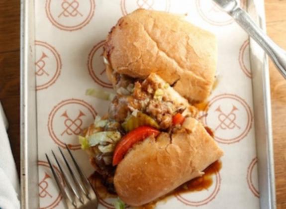 Awesome po' boys and New Orleans fare at The Second Line. Photo by Justin Fox Burks. Photo