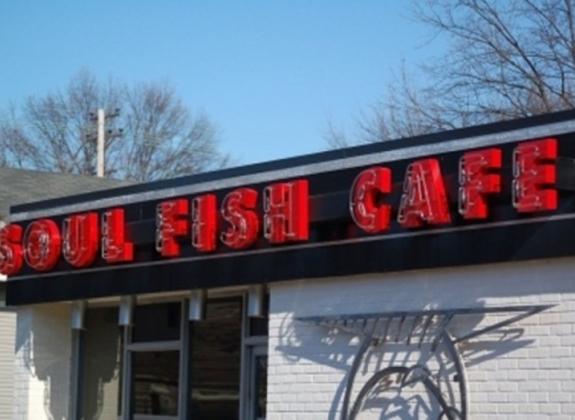 Soul Fish Cafe Sign - Photo by Kerry Crawford Photo