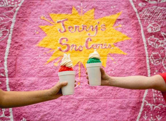 Jerry's Sno Cones - Cordova location.  Photo