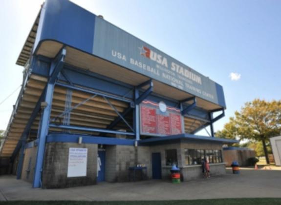 Entrance of USA Baseball. Photo by Andrea Zucker. Photo 2