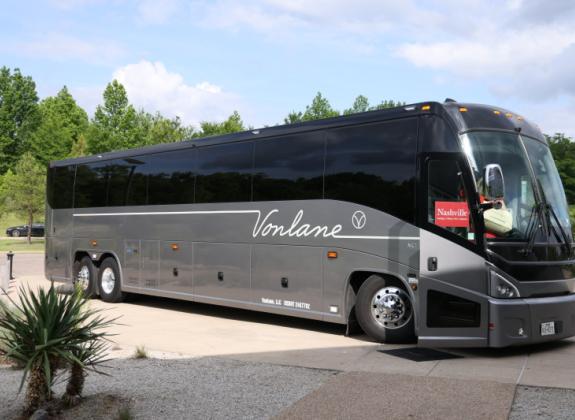 Vonlane luxury bus. Now offering daily services from Memphis to Nashville.  Photo