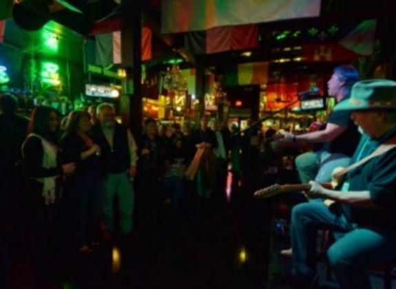Live entertainment on Beale Street at Silky O'Sullivans. Photo by Andrea Zucker. Photo