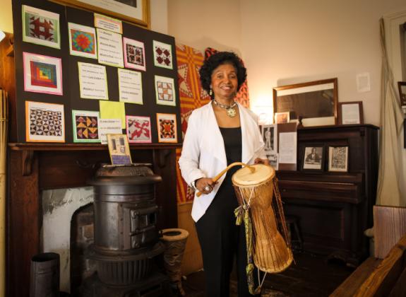 Slave Haven Underground Railroad Museum tour with Elaine Turner Photo