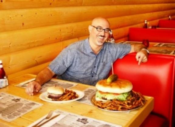 Kooky Canuck's big burger. Photo by Eli Cloud Photo