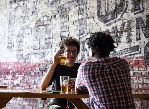 Beers at High Cotton Brewery. Photo: Craig Thompson Photo 2