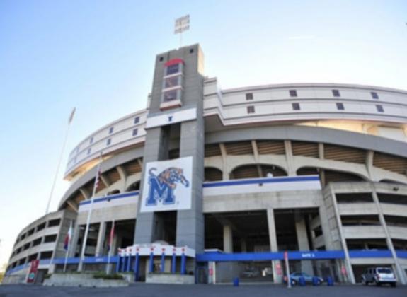 Liberty Bowl Memorial Stadium. Photo by Andrea Zucker. Photo