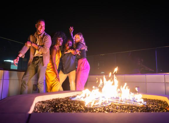 Dancing at Beck and Call, the rooftop of Hyatt Centric Photo 12