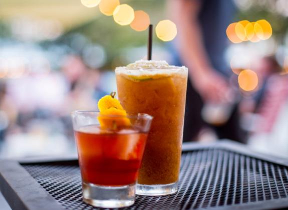 Outdoor drinking at Loflin Yard Photo