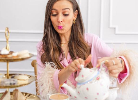 Enjoying Afternoon Tea - All Abroad Photo