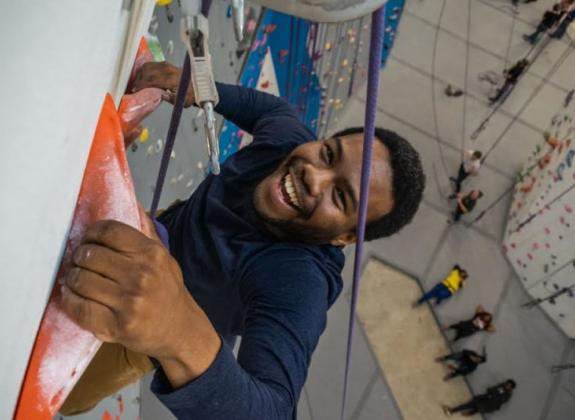 Climber Smiling Photo