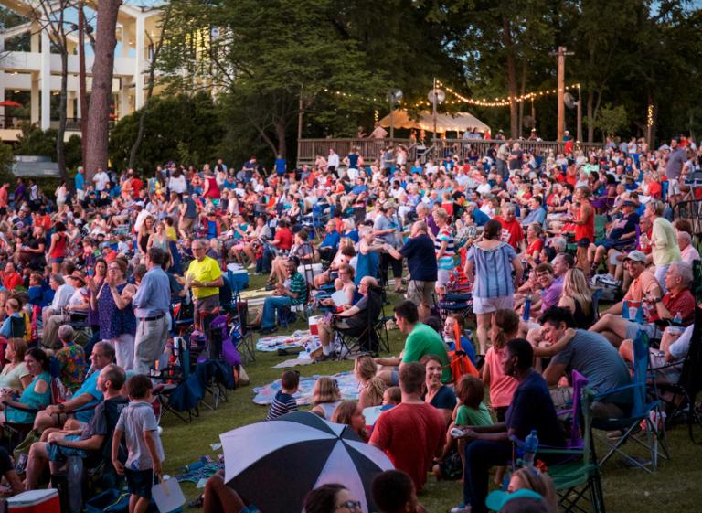 Overton Crowd Wide Shot Photo 2
