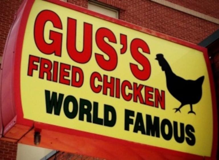 Gus's Fried Chicken in Memphis, TN. Photo by Memphis Convention & Visitors Bureau. Photo 2
