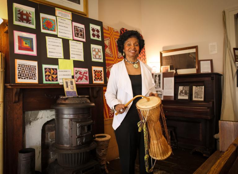 Slave Haven Underground Railroad Museum tour with Elaine Turner Photo