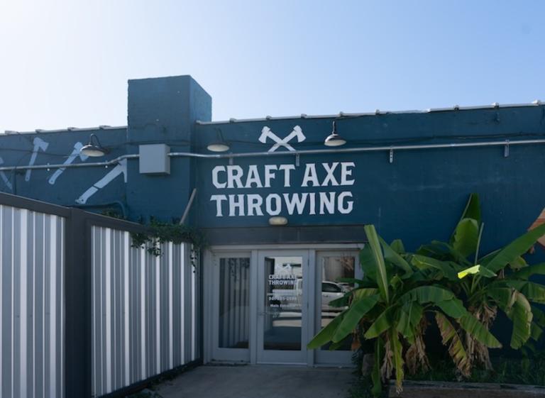 Craft Axe Throwing Exterior - Julian Harper Photo