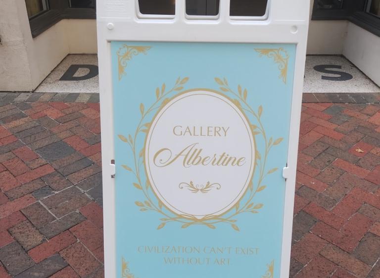 Gallery Albertine Sign - Andre Miller Photo 2