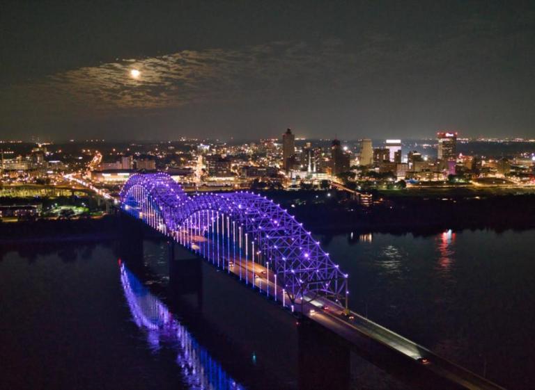Downtown Bridge Skyline Photo