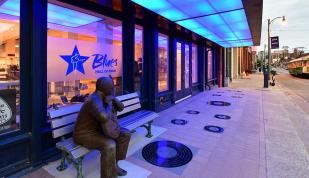 Outside of Memphis' Blues Hall of Fame | Andrea Zucker