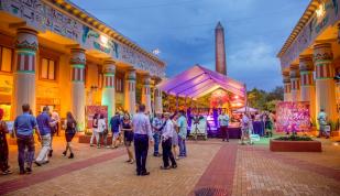 Memphis Zoo entrance at Zoo Rendezvous