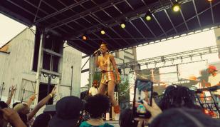 Performer at TONE Juneteenth Festival. | Noah Stewart
