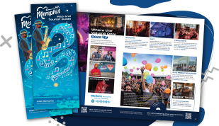 A preview of the 2025 Memphis Map & Tourist Guide