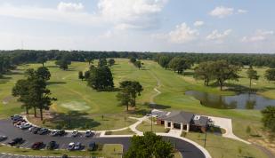 aerial view of The Links at Pine Hill golf course