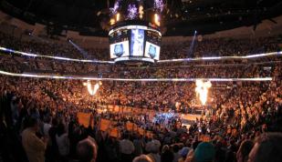 Memphis Grizzlies playing at FedExForum. Photo Credit: Joe Murphy/NBAE/Getty Images