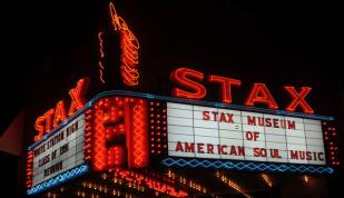 Stax Museum of American Soul Music sign. Photo Credit: Dan Ball