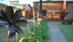 Metal Flower at Metal Museum in Memphis. Photo Credit: Andrea Zucker Metal Flower at Metal Museum in Memphis - andrea zucker