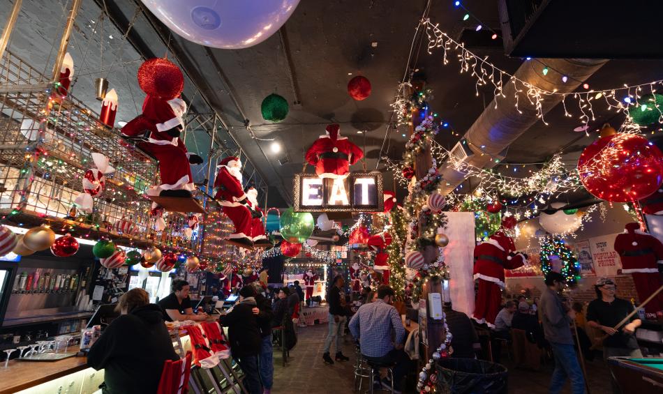 young avenue deli decked out in holiday decor