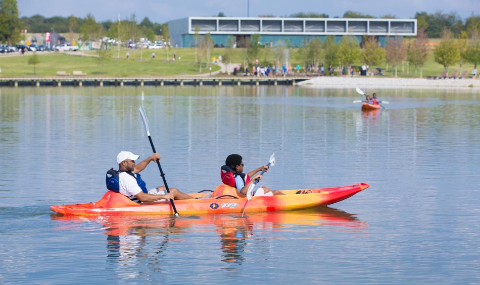 Kayaking at Shelby Farms Memphis