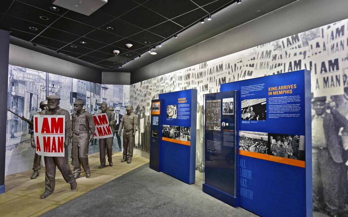 Memphis Sanitation Strike Exhibit at National Civil Rights Museum