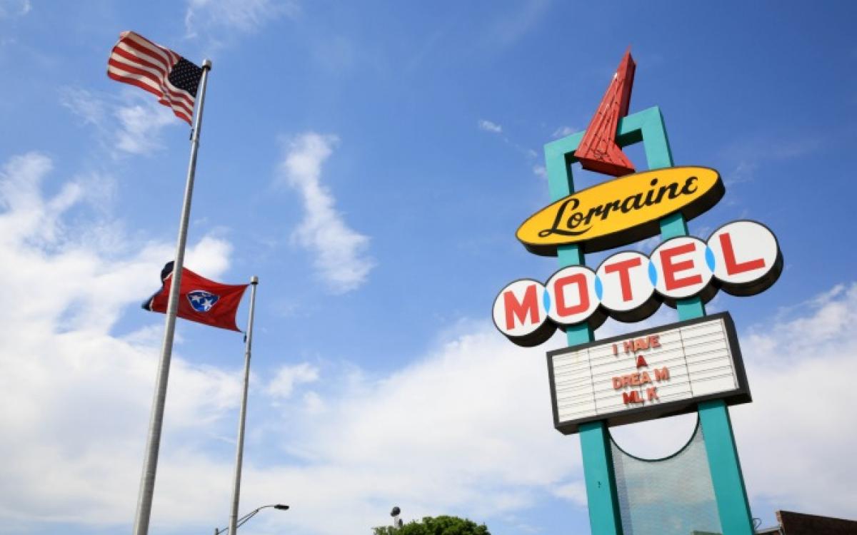 National Civil Rights Museum exterior sign