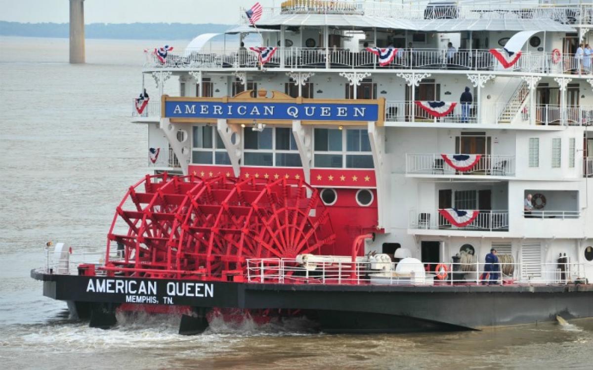 Paddlewheel of the American Queen