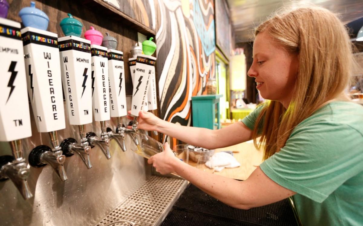 Unique craft beer at Wiseacre tap room - Justin Fox Burks