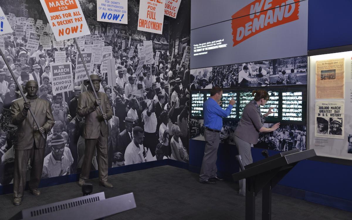 March on Washington Exhibit at National Civil Rights Museum