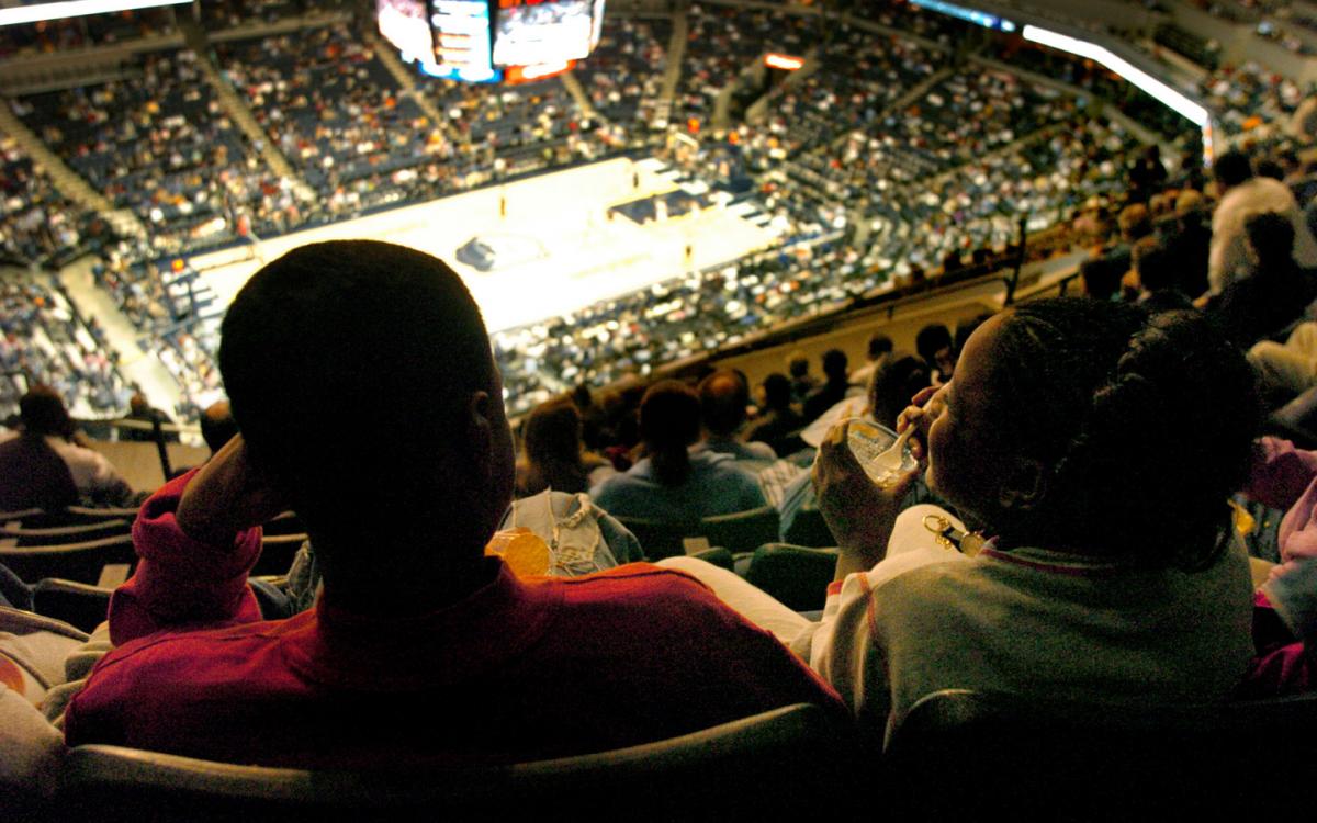 Grizzlies at the FedExForum. Photo Credit: Commercial Appeal