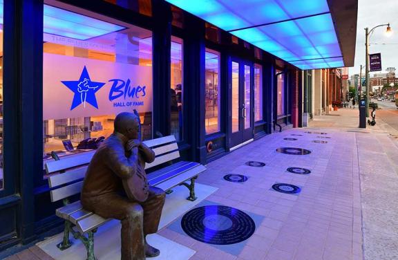 Outside of Memphis' Blues Hall of Fame | Andrea Zucker