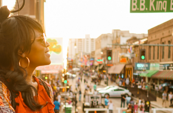 Overlooking Beale Street. Photo by Gloria Atanmo.