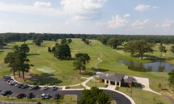 aerial view of The Links at Pine Hill golf course
