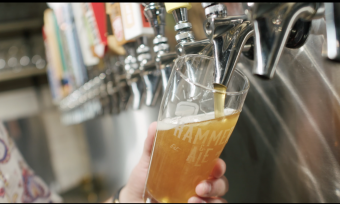 Beers on tap at Hammer & Ale, Memphis, TN