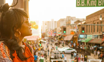 Overlooking Beale Street. Photo by Gloria Atanmo.