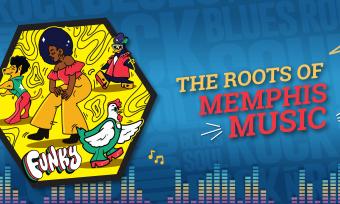 The Roots of Memphis Music Bollard Project at FedExForum illustrates the impact of Rufus Thomas